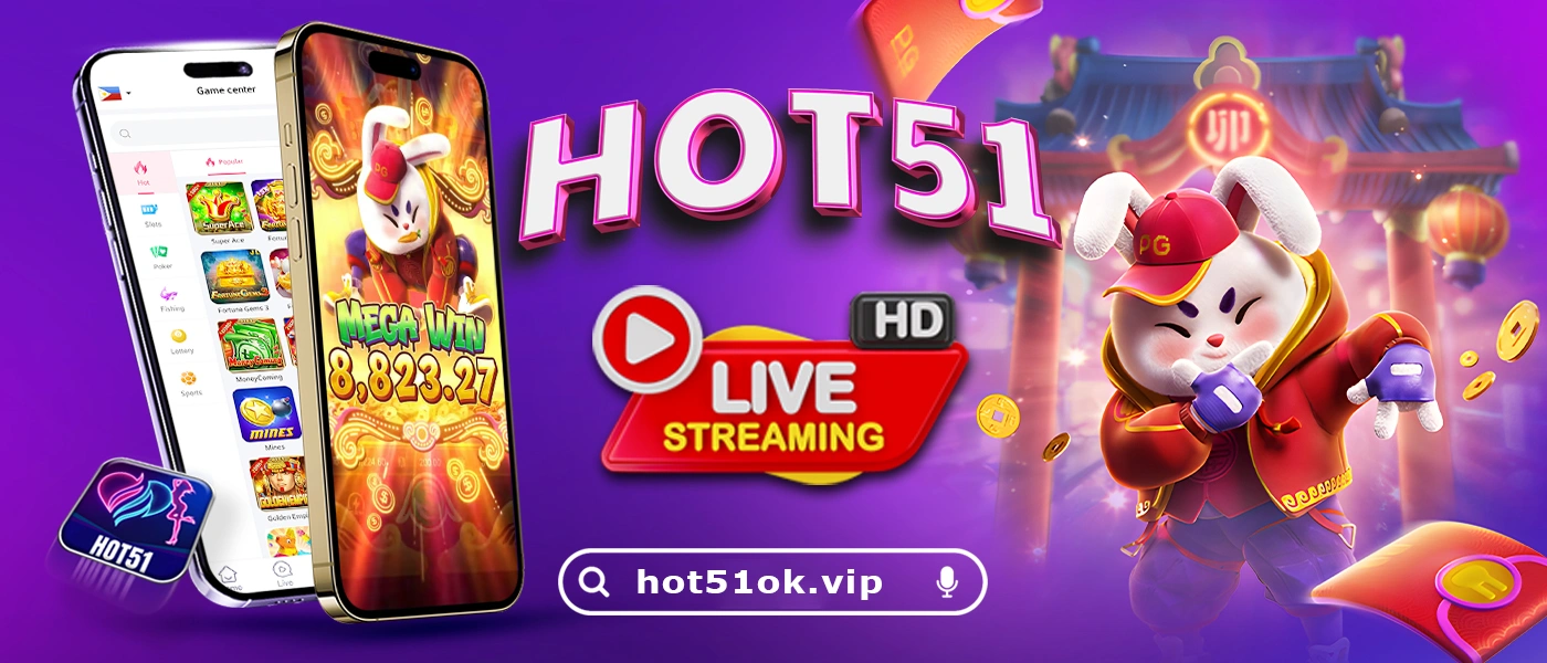 HOT51 apk mod for girl live stream and casino slot game