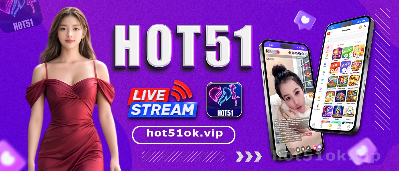 HOT51 apk mod for girl live stream and casino slot game